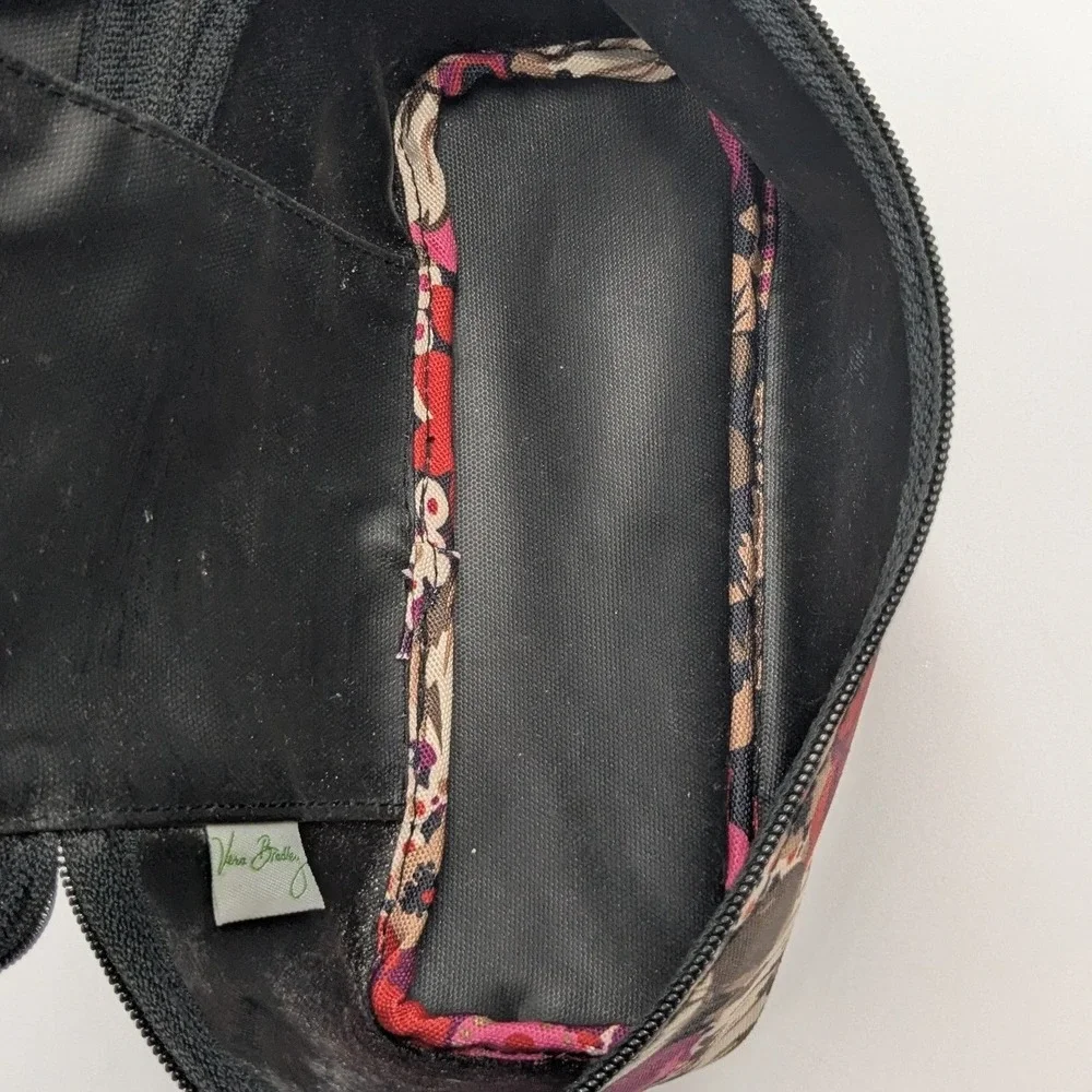 Vera Bradley Cosmetic Bag Makeup Pouch Floral Print‎ Zippered Pouch Organizer